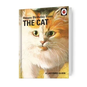Tarjeta de Cumpleaños del Gato Ladybird Libros Tarjeta de Cumpleaños Incluye Sobre - Imagen 1 de 7