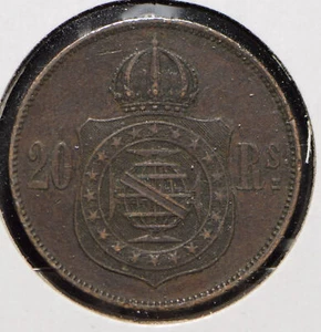 Brazil 1869 20 Reis 290236 combine shipping - Picture 1 of 2