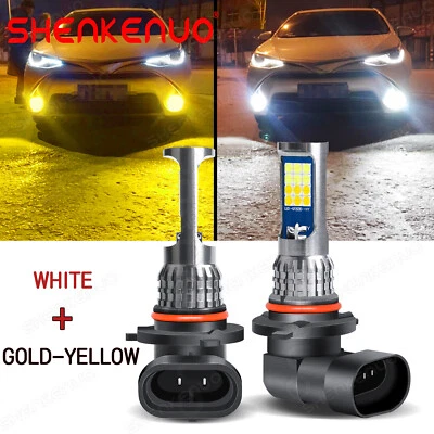 Bombillas antiniebla LED blancas doradas amarillas flash de doble color para LEXUS IS300 2001-2002 Foto 1 de 4