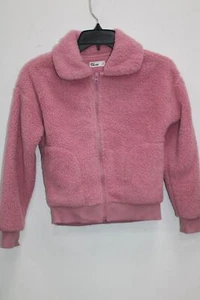 EPIC THREADS GIRLS SOLID FLEECE JACKET, PINK, MEDIUM - NEW WITHOUT TAG 14146 - Picture 1 of 2
