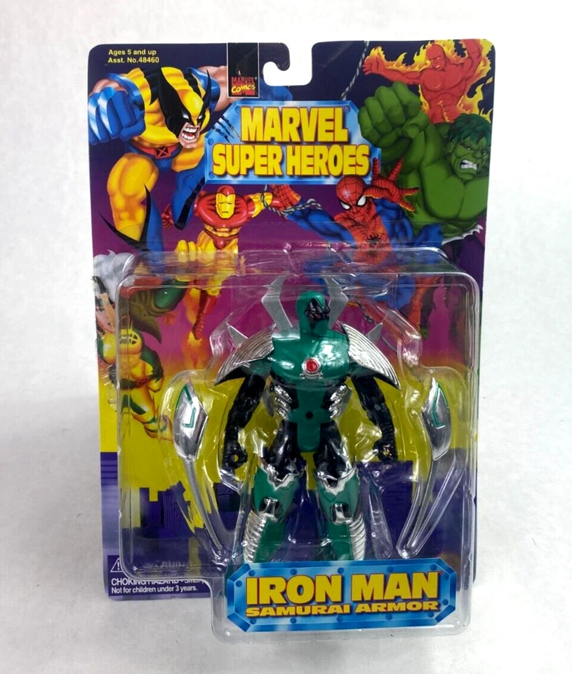 Samurai Armor Iron Man Vintage Marvel Super Heroes Action Figure New Toybiz 1997 - Image 1 of 2
