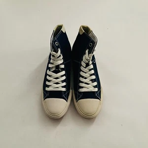 SUPERDRY CASUAL SUPER SERIOUS HI-TOP SNEAKER JQA DARK NAVY/DUSKY PINK SOLE - Picture 1 of 9