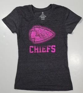 NFL Team Apparel KC Kansas City Chiefs Football T-Shirt Top Girl's size 14-16 - Picture 1 of 4