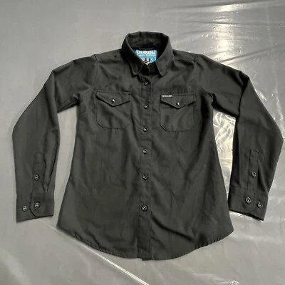 Dixxon Flannel Co The Ned Button Down Shirt Youth Size Small Grey Double Pocket - Image 1 of 4