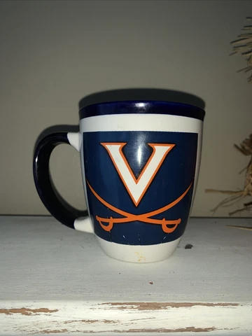 The Big Mug Coffee Hot Tea Beer Whiskey VIRGINIA CAVALIERS UNIQUE ORIGINAL ❤️tb Cover