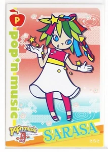 Pop'n Music Card PJ21N018 Sarasa KONAMI Japan Game Character - Picture 1 of 4