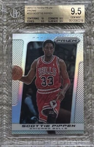 2013 PANINI PRIZM SILVER PRIZM SCOTTIE PIPPEN BGS 9.5 POP 3 TRUE GEM + - Picture 1 of 2