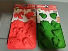 Trudeau Silicone Chocolate Mold-Gingerbread/Candy Cane HOLIDAY BAKING