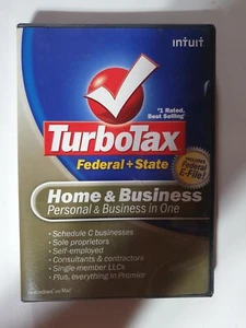 Turbo Tax 2008 Home And Business - Picture 1 of 3