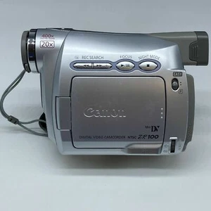 Canon Digital Video Camcorder Mini DV NTSC ZR 100 - UNIT ONLY - Picture 1 of 8