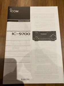 IC-9700 ITALIAN - Communications Transceiver ICOM - Instruction Manual - Ic-9700 - Picture 1 of 1