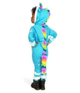 TIPSY ELVES UNICORN JUMPSUIT HALLOWEEN COSTUME Toddler Size 3T  BLUE   NEW!! - Picture 1 of 5