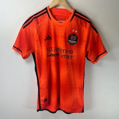 Подлинная мужская футболка Adidas Houston Dynamo 23/24 размер L оранжевая HI1887 - Изображение 1 из 4