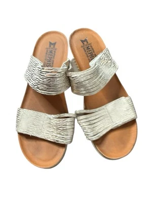 Mephisto Sandalia Multi-Correa Dorado Talla 40 Cuña Cebra Metálica Mujer Zapatos Foto 1 de 4