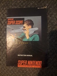 Vintafe 1992 Super NES Super Scope SNES Super Nintendo manual de instrucciones solamente - Imagen 1 de 6