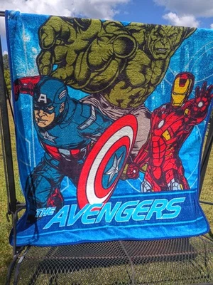 Marvel The Avengers Throw Blanket 60”x47” - Image 1 of 4