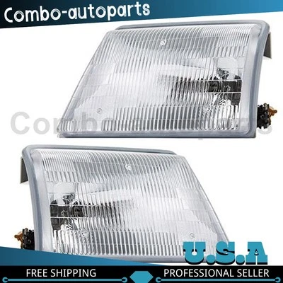 Conjunto de faros izquierdo derecho para Ford Ranger 1998-2000 Foto 1 de 3