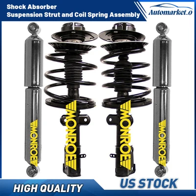 Amortiguador de puntales delanteros traseros con muelles helicoidales para Chrysler Voyager 2001-2003 3,3 L Foto 1 de 4