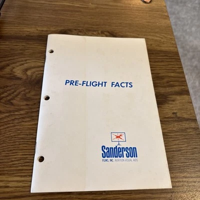 Ayudas visuales de aviación Sanderson Films Inc: datos previos al vuelo 1964 Foto 1 de 4