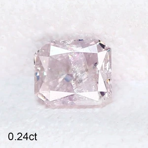 0.24Ct Perfect Octagan 3.7 x 3.1 MM 100% Natural Fancy Light Pink Argyle Diamond - Picture 1 of 5