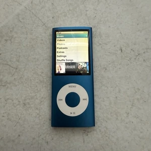 Apple iPod Nano 4ta Generación 8GB Modelo A1285 Azul LEER - Imagen 1 de 5