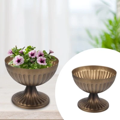  Blumen Innentopf Metall Blumentopf Dekorativer Blumenpot Gartentöpfe - Bild 1 von 4