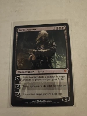 Sorin Markov  Zendikar Original NM Pack Fresh  Magic The Gathering | MTG - Image 1 of 2