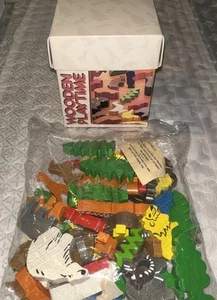 Juguetes Discovery 1983 vintage de madera tiempo de juego nuevo sellado Alemania Occidental - Imagen 1 de 9