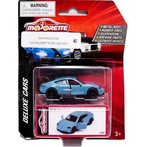 Coche Majorette Deluxe Porsche Taycan Turbo S Diecast Metal Modelo Coche Escala 1:64 - Imagen 1 de 3