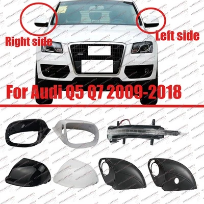 Car Mirror Cover Cap Shell For Audi Q5 Q7 2009-2018 View side mirror cover Cap - Image 1 of 4