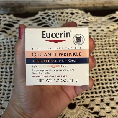 Eucerin Q10 ANTI-WRINKLE Sensitive Skin Face Cream 1.7 oz Moisturizes Skin - Image 1 of 4