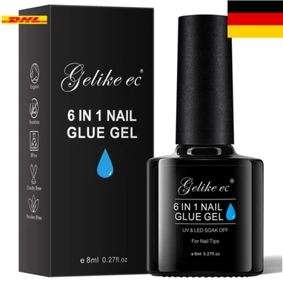 DETAILS IN DESCRIPTION UV-Aushärtender Nagelkleber | 6-in-1 Multifunktional