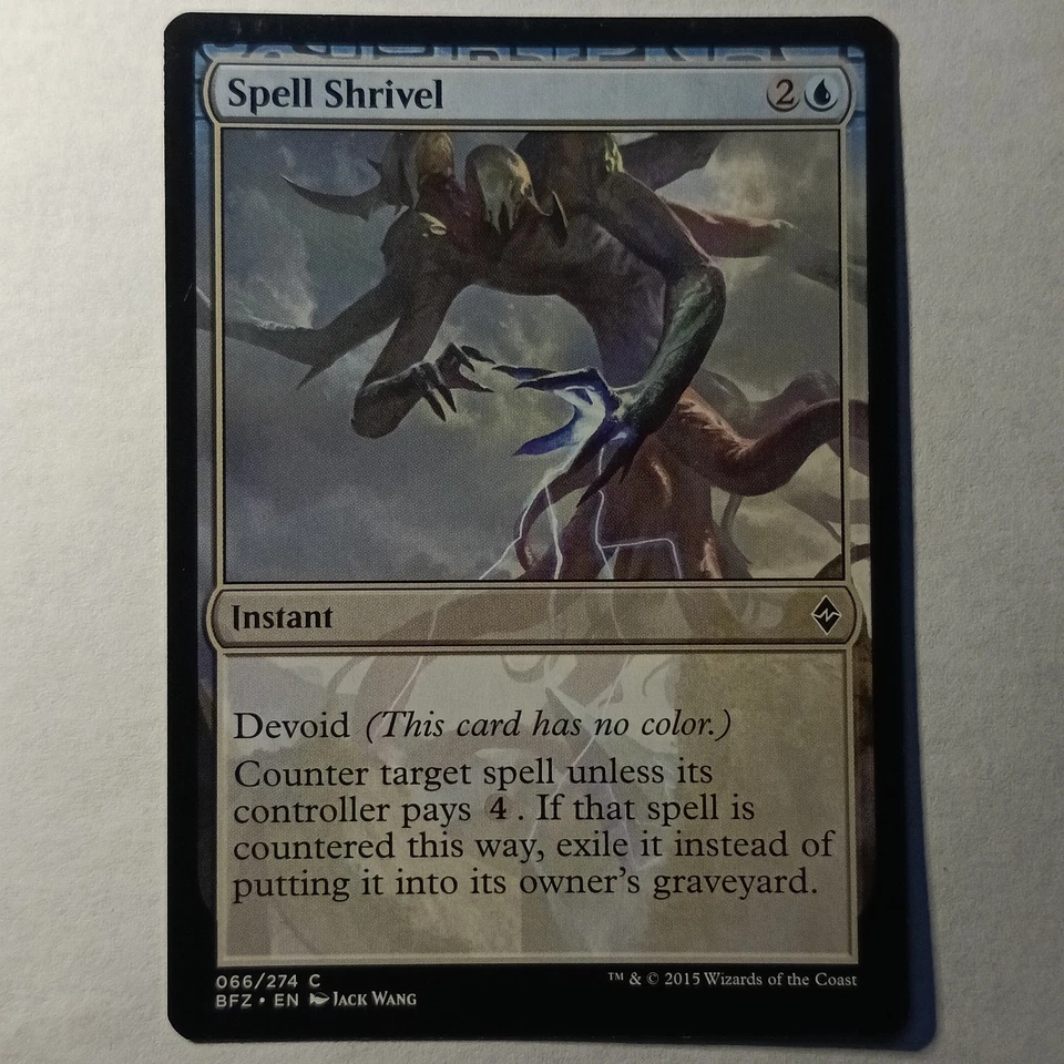 Spell Shrivel Battle for Zendikar Regular - Image 1 of 1