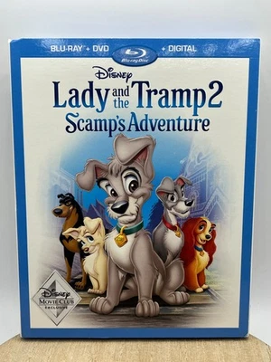 Lady and the Tramp 2: Scamp's Adventure (Blu-ray/DVD) w/cover + Tested - Image 1 of 4