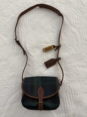Polo Ralph Lauren Cross-Body Bag Black Watch Tartan Plaid - Image 1 of 4