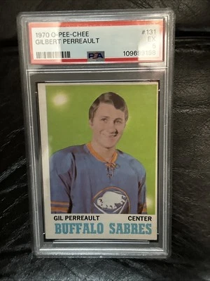 1970-71 O-Pee-Chee OPC Gil Gilbert Perreault RC #131 PSA 5 - Image 1 of 2