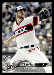 Tarjeta de béisbol Topps Lucas Giolito #605 2018 de los Medias Blancas de Chicago - Imagen 1 de 2