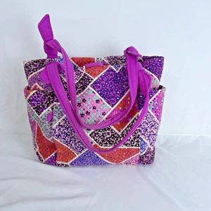 Vera Bradley Hadley East West Tote "Modern Medley" Pattern - Picture 1 of 14