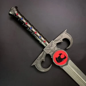 48" Thundercats Lionio Sword of Omens the Lion Replica Blade with Leather Sheath - Picture 1 of 5