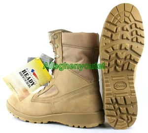 Botas de Combate de Vuelo de Clima Caluroso Militar de EE. UU. Belleville 340DES DESIERTO BRONCEADO 15.5 R - Imagen 1 de 1
