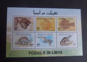 Libya 1996 Fossils SG2537/42 sheetlet MNH UM unmounted mint - Imagen 1 de 1