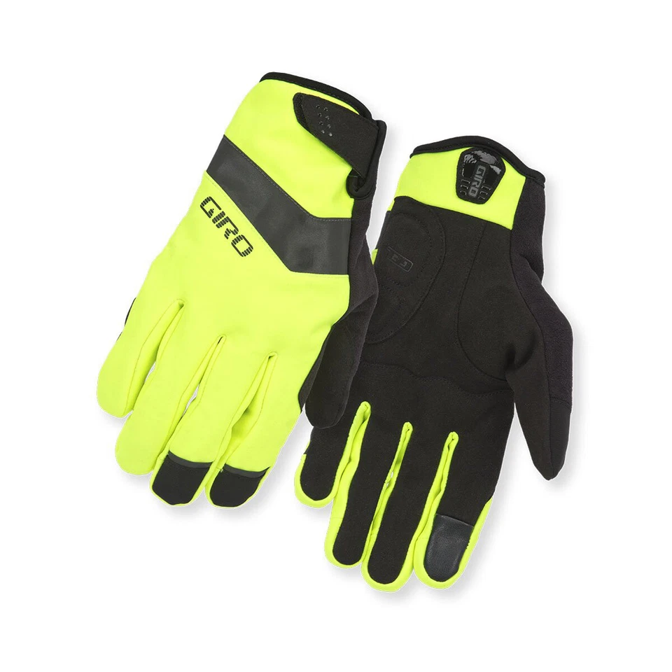 Guantes de Ciclismo Giro Guante Wi AMBIENTE Amarillo A Prueba de Viento Repelente al Agua Calentamiento Foto 1 de 1