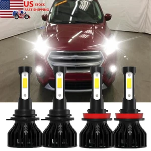 9005+H11 Combo LED Headlight Bulbs High-Low Beam White For Ford Escape 2014-2017 - Bild 1 von 12