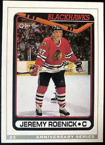 Jeremy ROENICK  1990-91 OPC Anniversary Series 1992 #55 Chicago BlackHawks - Picture 1 of 2