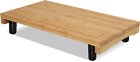 Bamboo Stovetop Cover Cutting Board with Adjustable Legs, 19.7 X 11 X 3.54 Inche