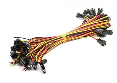 3Pin JST-SM 2.5mm male female connector 30cm wire fr Battery LED Strip Fan 10set - Image 1 of 4