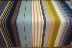1 of 3 yds Knoll Fabric Stripe It Rugby In/Outdoor Epingle Upholstery 54"w BTY - Picture 1 of 4