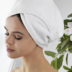 Hair Towel Wrap for Women, 100% Organic Cotton, Super Absorbent Quick Dry Turban - Picture 1 of 28