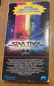 Star Trek The Motion Picture Special Longer Version VHS 1988 - Picture 1 of 7