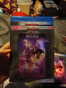 Star Wars A New Hope Blu-ray ONLY No Digital With Rare OOP Slipcover Like New - Picture 1 of 2